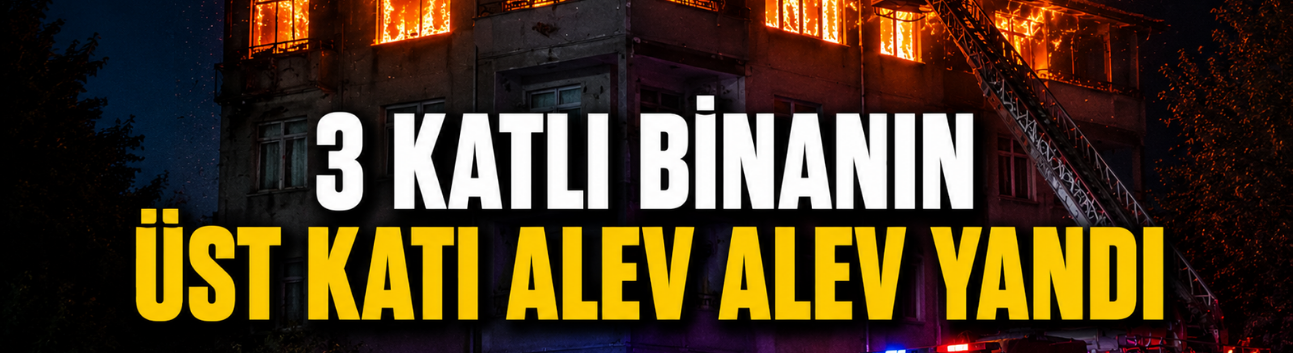 Kaynarca'da korku dolu gece! Alev alev yandı...