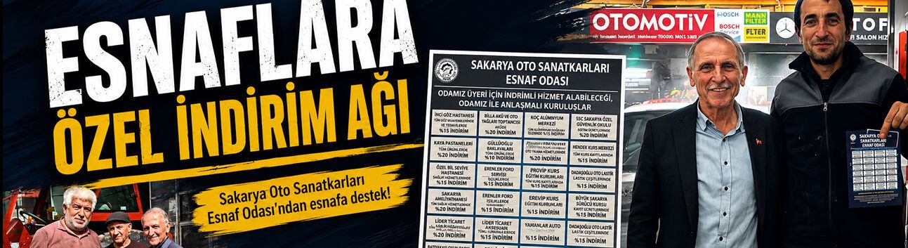 Esnaflara Özel İndirim Ağı