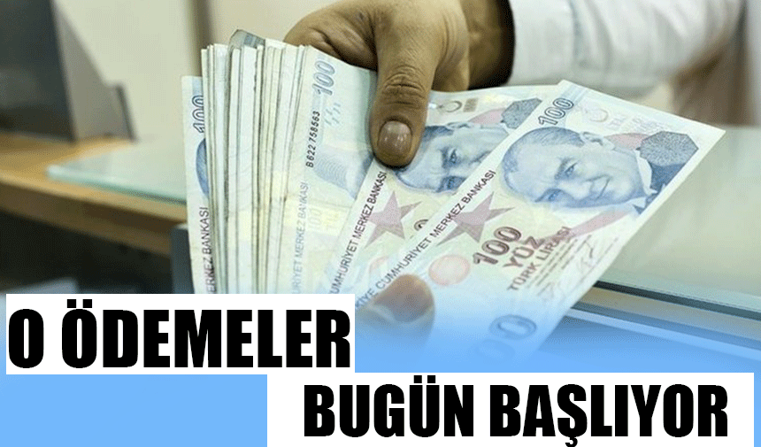 Yaşlı ve engelli aylıkları ödemesi bugün başlıyor