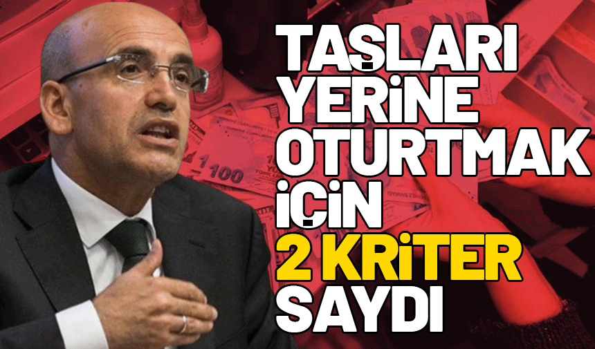 Bakan Şimşek Türkiye'ye para akışı için 2 kritere dikkat çekti