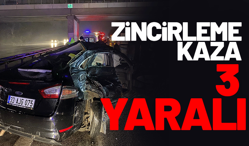 Anadolu Otoyolu’nda zincirleme kaza: 3 yaralı
