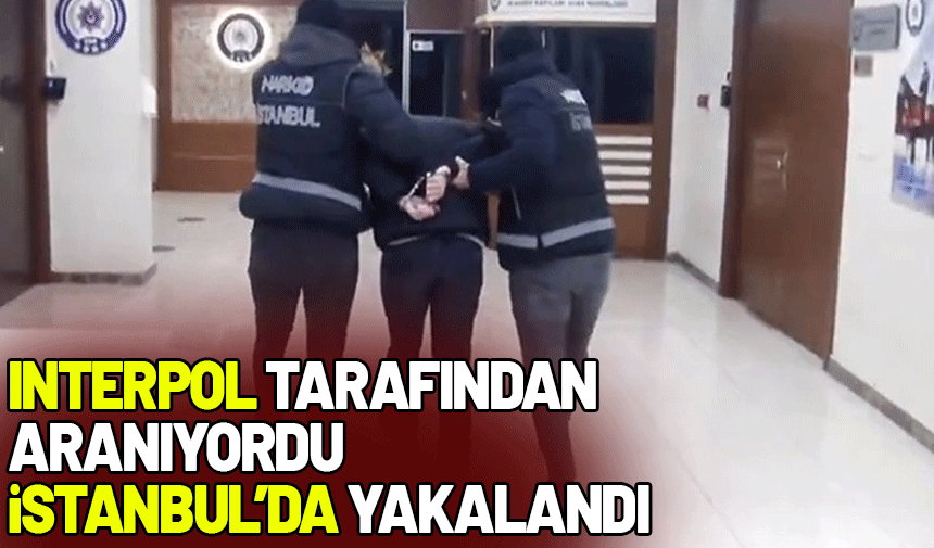Interpol tarafından kırmızı bültenle aranıyordu, İstanbul'da yakalandı