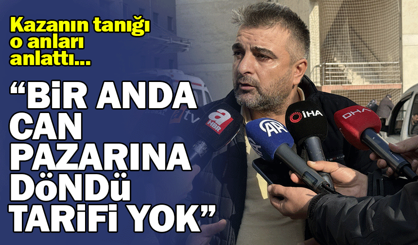 Kuzey Marmara Otoyolu'ndaki kazanın tanığı o anları anlattı