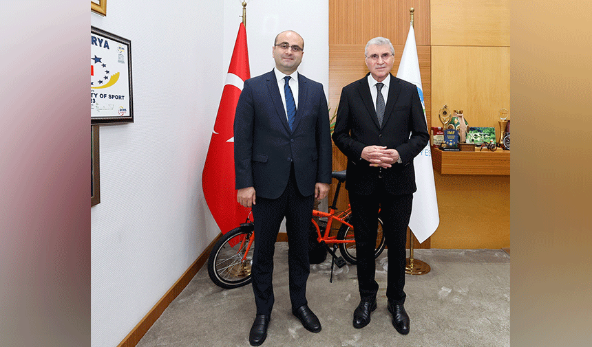 Gürcistan İstanbul Başkonsolosu'ndan Başkan Yüce'ye ziyaret