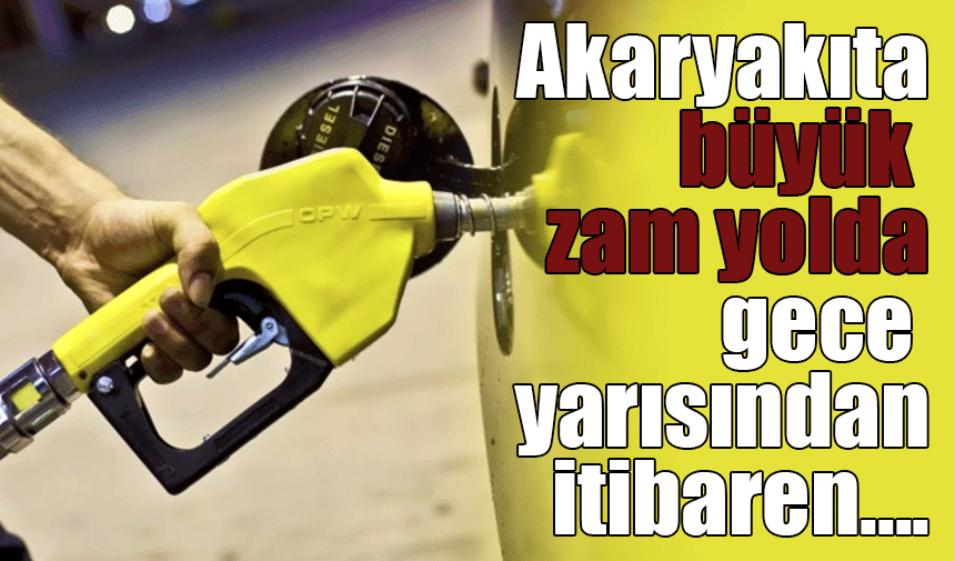 Bu gece yarısından itibaren motorine zam geliyor!