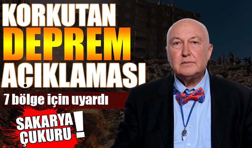 Prof. Dr. Övgün Ahmet Ercan'dan korkutan deprem açıklaması!