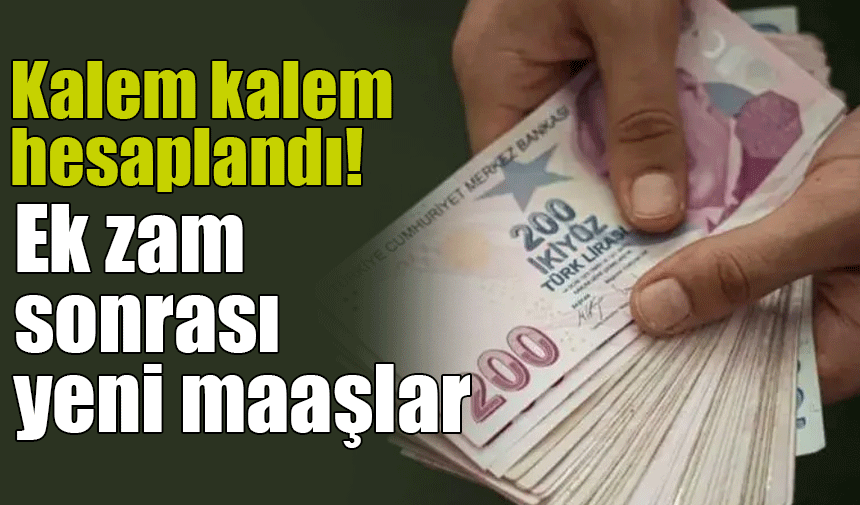 SSK ve Bağkur emeklisi için ek zam sonrası yeni maaşlar!