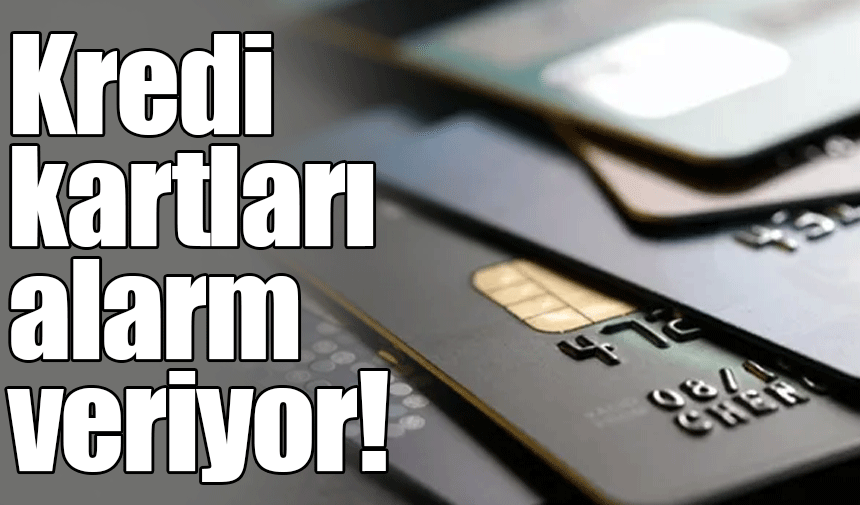 Kredi kartları alarm veriyor!
