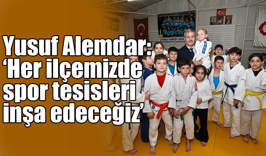 Yusuf Alemdar’dan minik judoculara özel ilgi
