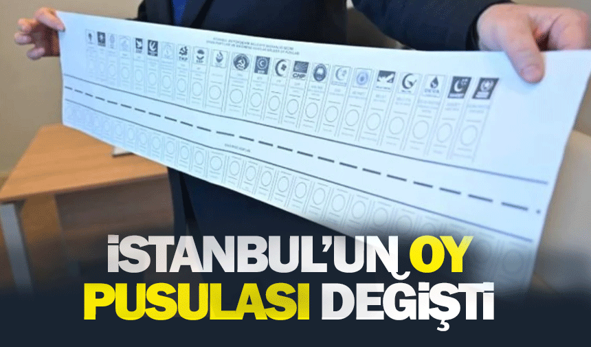 İstanbul için oy pusulasını değiştirdi