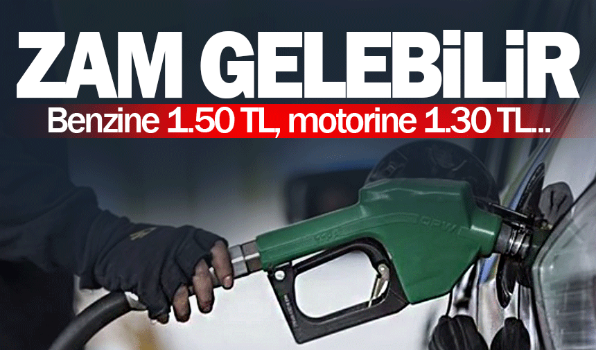 Benzine 1.50 TL, motorine 1.30 TL zam!