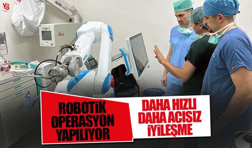 Adatıp Hastanesi'nde robotik ameliyat