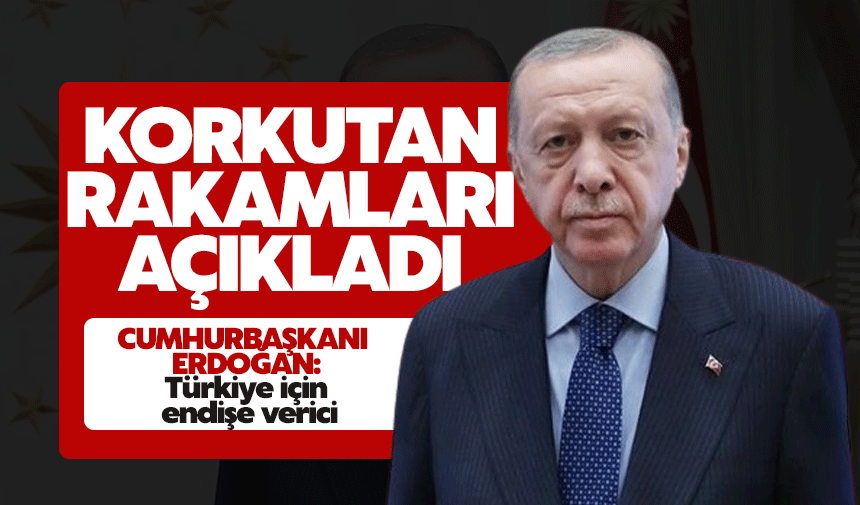 Cumhurbaşkanı Erdoğan: Türkiye için endişe verici