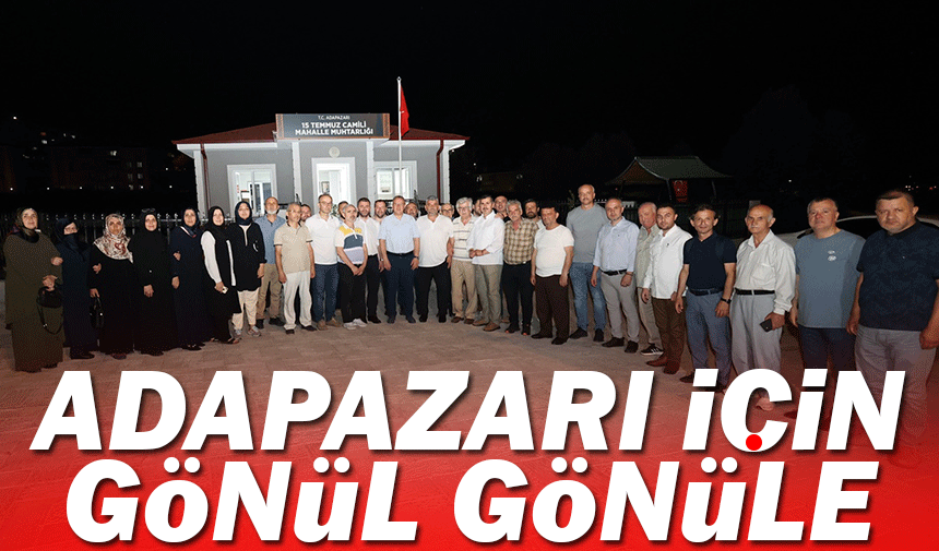 Adapazarı İçin Gönül Gönüle