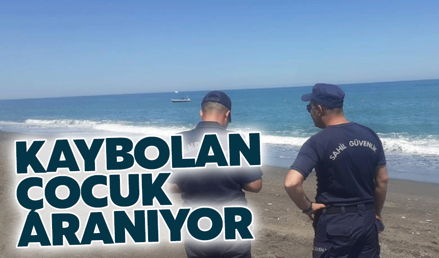 Kaybolan çocuk helikopter ile aranıyor