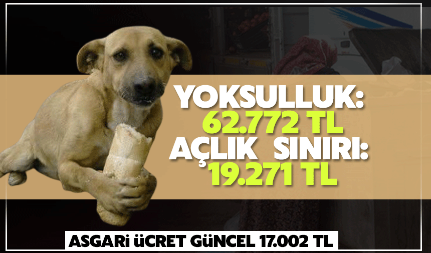 Yoksulluk ve açlık sınırı belli oldu