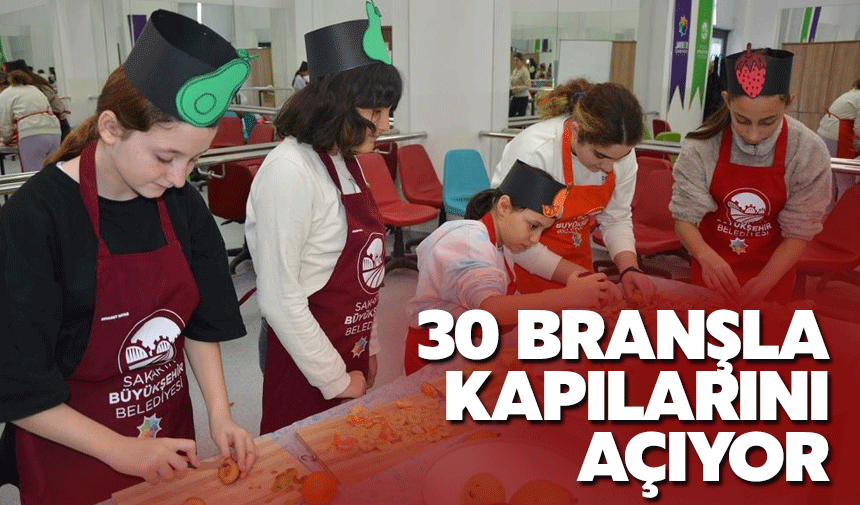 30 branşla yeni döneme kapılarını açıyor