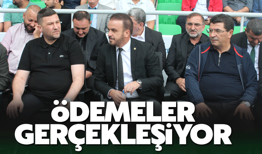 Sakaryaspor'da ödemeler gerçekleştiriliyor