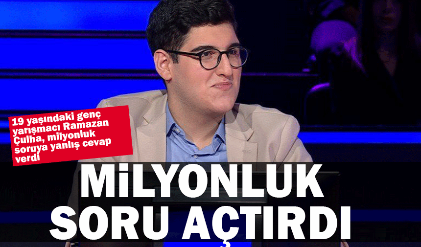 1 Milyon TL'lik soru açıldı