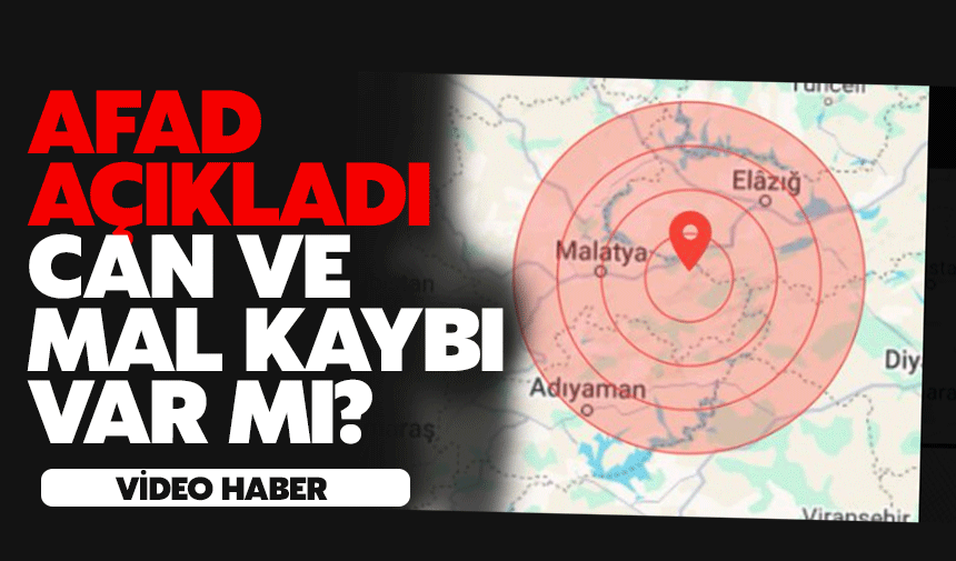 Malatya'da DEPREM | AFAD açıkladı can ve mal kaybı yok