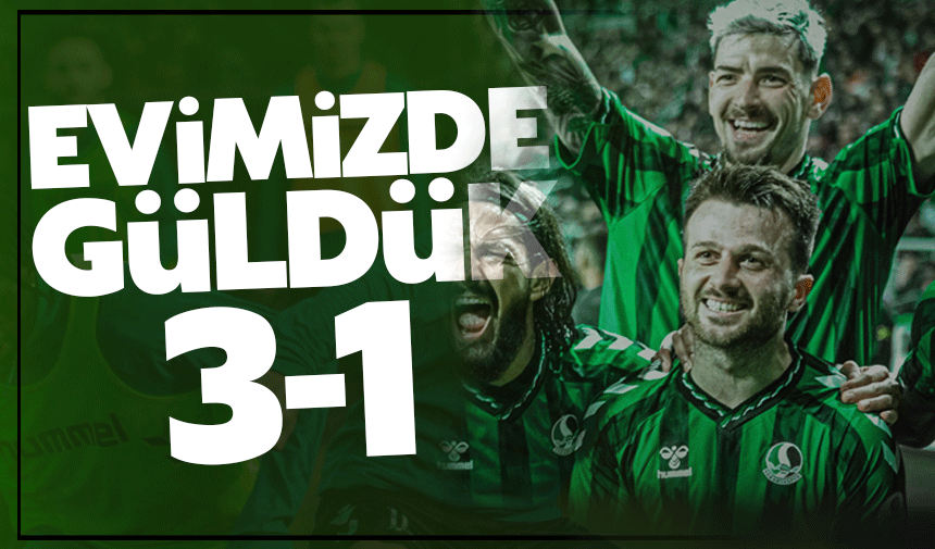 Kendi sahamızda galibiyet ile başladık 3-1