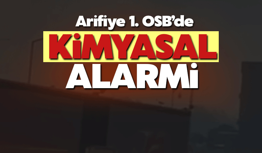 1. OSB'de kimyasal paniği