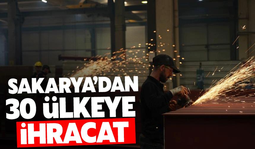 Sakarya'dan 30 ülkeye ihracat