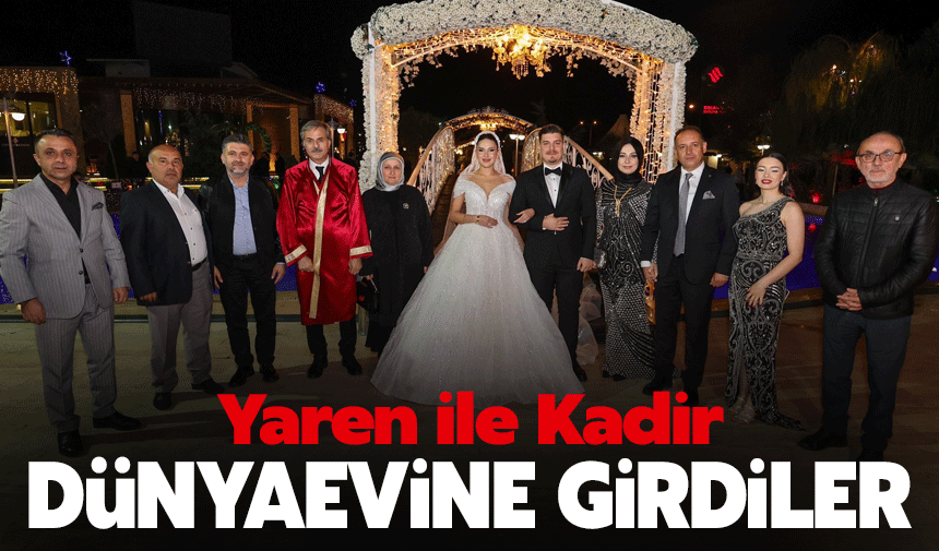 Yaren ile Kadir dünyaevine girdi