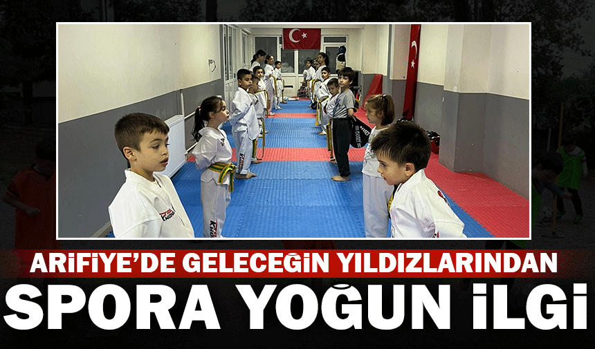 Arifiye’de gençler spora yöneliyor