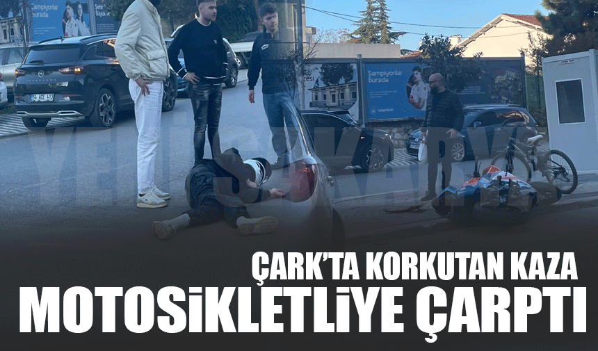 Çark'ta korkutan kaza; 1 yaralı