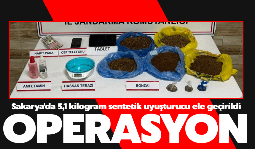 5,1 kilogram sentetik uy*uşturucu ele geçirildi