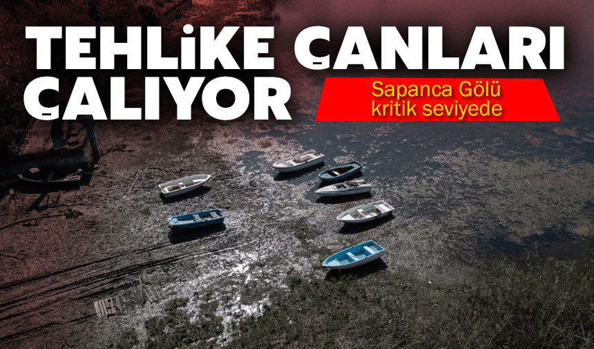 Sapanca Gölü'nde su seviyesi kritik seviyede