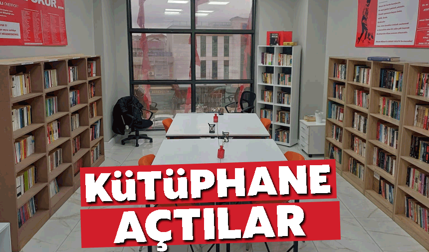 CHP'li kadınlar kütüphane açtı!