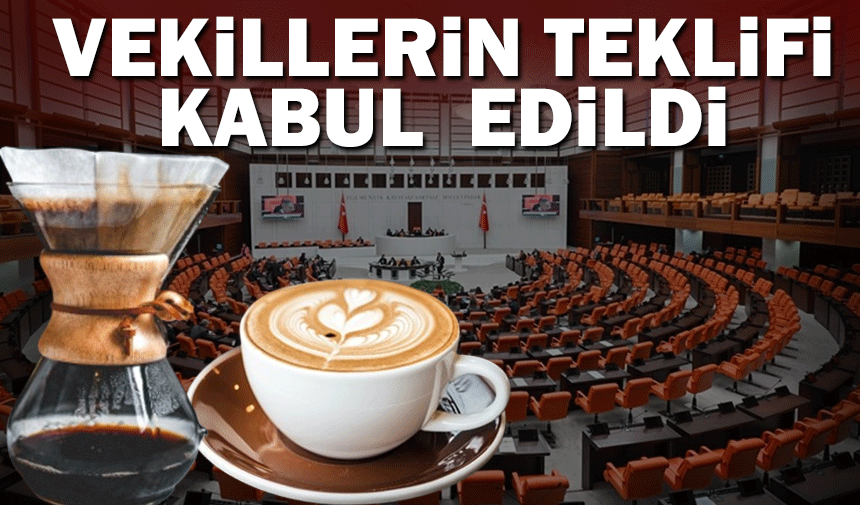 TBMM’de filtre kahve, latte ve americano servisi başladı