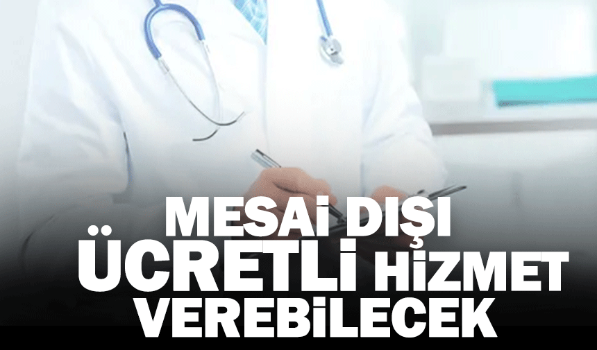 Aile hekimleri, mesai dışı ücretli hizmet verebilecek