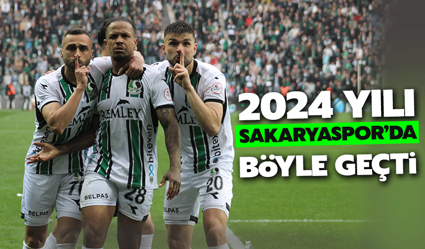 Sakaryaspor 2024 yılını böyle geçirdi