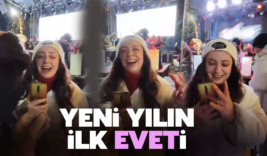 Yeni yılın ilk eveti!