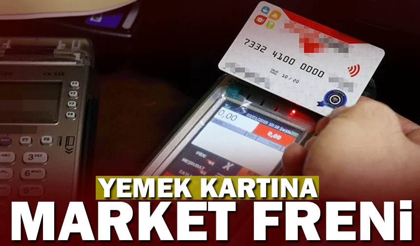 Danıştaydan yemek kartına market freni