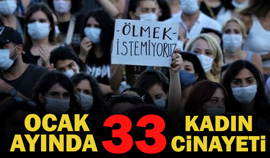 Kadın cin*yetl*rini durduracağız platformu: ocak ayında 33 kadın *ldürüldü