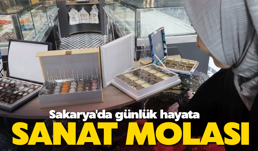 Sakarya'da günlük hayata 'sanat molası'