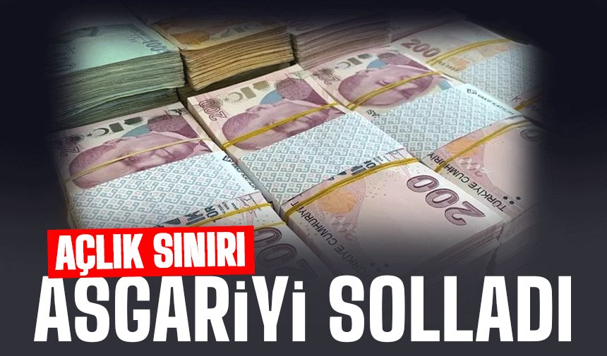 Açlık sınırı 23 bin 615 lira, yoksulluk sınırı 81 bin 686 liraya yükseldi