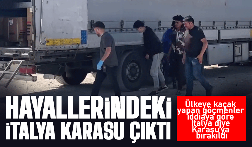 Karasu’da Tır Dorsesinden 3 Kişi Atladı: "İtalya’ya Geldik Sandık"