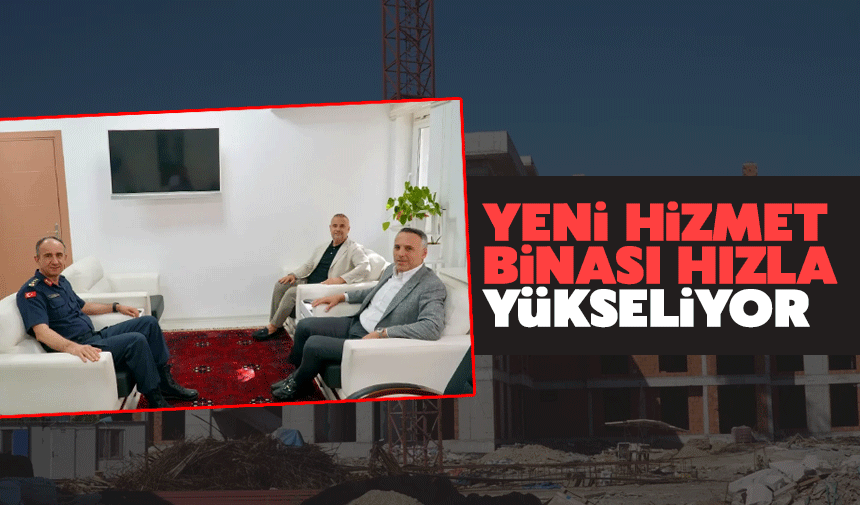 Sakarya İl Jandarma Komutanlığı’nın Yeni Hizmet Binası Yükseliyor