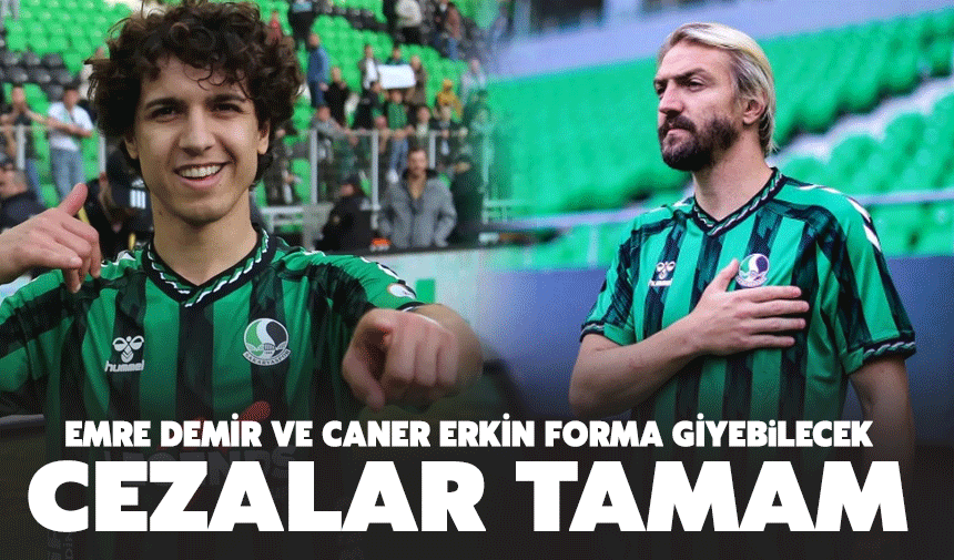 Caner Erkin ve Emre Demir Boluspor Maçıyla Sahalara Dönüyor