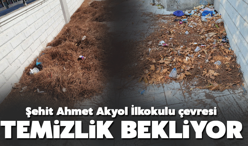 Okul çevresi temizlik bekliyor!