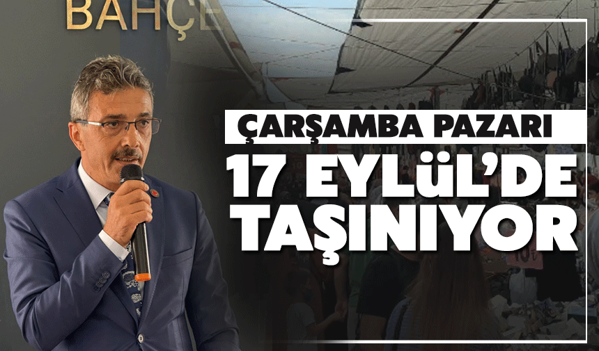 Çarşamba Pazarı kumaş bölümü 17 Eylül’den itibaren yeni yerine taşınıyor