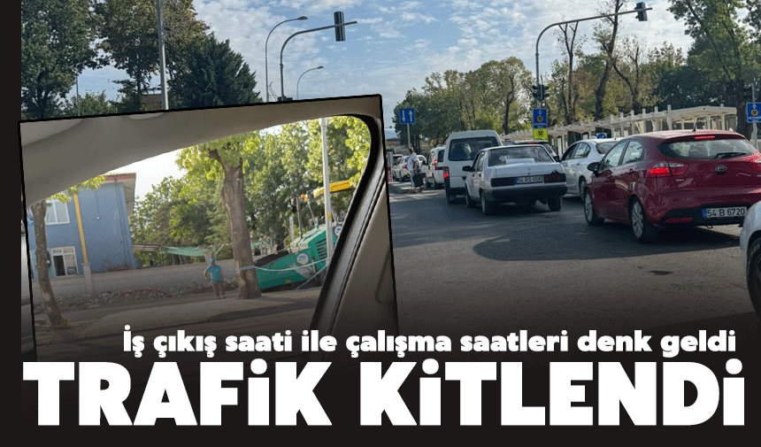 Agora AVM Yolu Çalışma Nedeniyle Trafiğe Kapandı