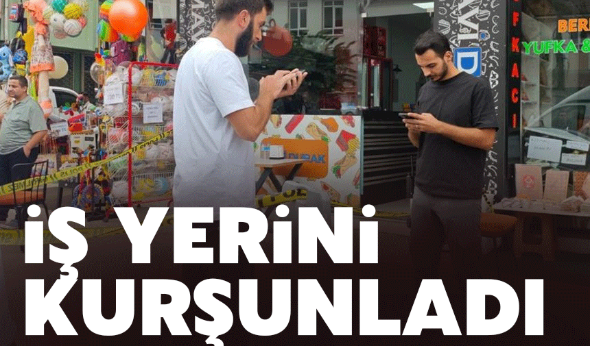 Akyazı'da iş yerini kurşunladı!