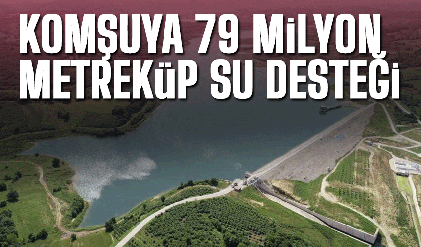 Komşuya 79 milyon metreküp desteği yapılacak