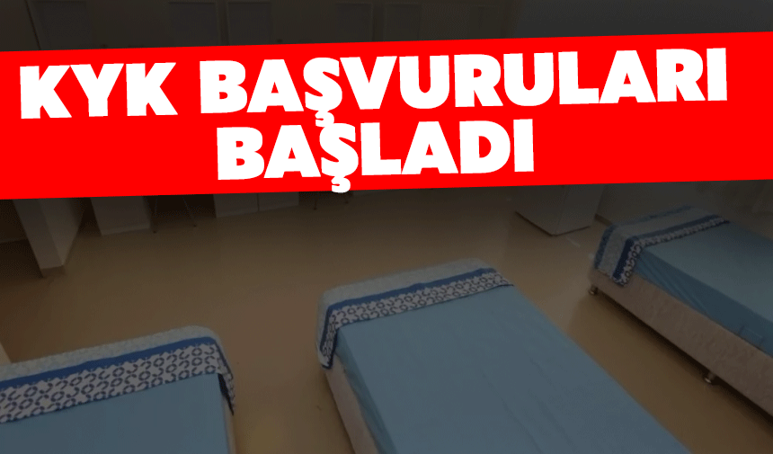 KYK yurt başvuruları başladı
